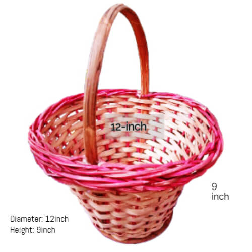 Flourish 9x9 Cane Basket